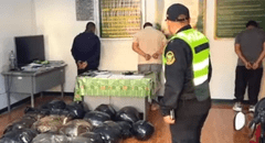 Con 90 kilos de marihuana: detienen a dos policías en Huánuco mientras trasladaban droga hacia Chimbote