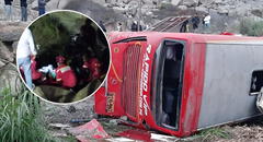 Tragedia en Barranca: 4 fallecidos y más de 20 heridos tras volcadura de ómnibus en la ruta Huaraz-Lima