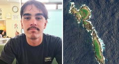 Joven es hallado con vida en isla remota de Australia tras desaparecer mientras surfeaba: "Una posibilidad entre un millón"