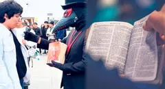 Estudiante se niega a arrancar una hoja de una Biblia por S/400 tras reto de tiktoker: “Me iría al infierno”