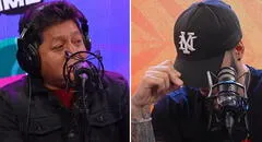 Cómico Pompinchu visita Good Time y le hace 'fría' broma a Mario Irivarren: "No supera a su ex"