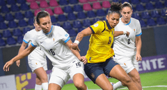 Ecuador logró rescatar un punto: empató 2-2 ante Uruguay en su debut por la Copa América Femenina 2025