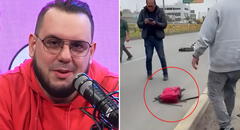 Youtuber Furrey: difunden imágenes del sujeto que se llevó la mochila roja del popular streamer tras accidente en La Victoria