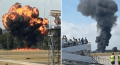 Avioneta se estrella tras despegar en Inglaterra y provoca una enorme bola de fuego: autoridades cancelaron vuelos del día