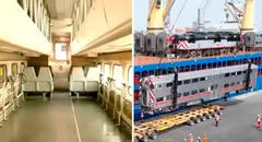 Así lucen por dentro los trenes Caltrain de López Aliaga: solo serán exhibidos sin marcha blanca tras llegar de EE. UU.