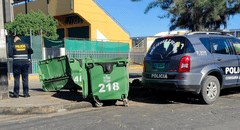 Abandonan feto en contenedor de basura en Arequipa