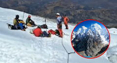 Rescatan con vida a tres montañistas españoles perdidos en el nevado Huascarán: uno de ellos habría perdido la vista