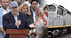Vecinos de Punta Negra recibieron tapers por asistir a presentación de trenes de López Aliaga: "Nuestro alcalde nos ha brindado"