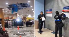 Colapsa parte del techo de Metro de Plaza Lima Sur: Municipalidad de Chorrillos clausuró el local por falta de seguridad