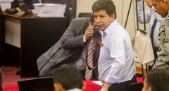 Pedro Castillo protesta en juicio por golpe de Estado: "Este Congreso nunca se cerró y el día de hoy sostiene a un Gobierno asesino"