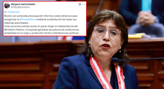 Relatora de la ONU sobre denuncia del Congreso contra Delia Espinoza: "En riesgo la independencia del Ministerio Público"