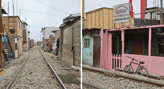 Vecinos del Callao viven a un metro de la vía férrea y temen desalojo ante paso del tren Lima-Chosica