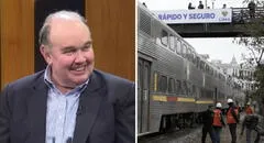 Rafael López Aliaga se ríe al saber que tren se descarriló: “Estuvo dos horas frente a mí y no pasó nada”