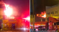 Gran incendio consume almacén de plásticos en Chorrillos: 12 unidades de bomberos enfrentan falta de agua