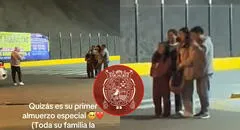 Familia peruana conmueve al acompañar a alumna de la UNMSM a su almuerzo especial: “Un momento inolvidable”