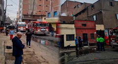 Voraz incendio consume inmueble en quinta de Cercado de Lima: 8 unidades de bomberos atienden emergencia