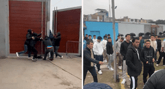 Hinchas de Sporting Cristal ingresan a la fuerza a La Florida e increpan a jugadores y directivos