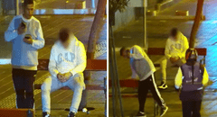 Sujeto es captado robando celular a joven dormido, pero lo devuelve tras ver a serenazgo en Miraflores