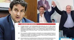 Rafael López Aliaga y Renzo Reggiardo habrían vulnerado reglas electorales al promocionar a Renovación Popular