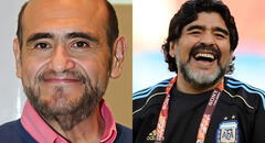 Édgar Vivar recuerda su encuentro inesperado con Maradona: "Yo también le pedí un autógrafo"