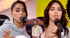 Onelia Molina y su compañera Roxana Molina protagonizaron inesperado momento en su podcast por Mario Irivarren: "No puedes tocar a mi hombre"