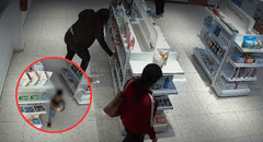 Banda de presuntas tenderas son grabadas usando a un menor para robar en botica de Chiclayo