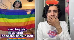 Influencer Valentino sorprende a sus seguidores al despedirse de la bandera de la comunidad LGBTQI+: "Siempre los llevaré en mi corazón"