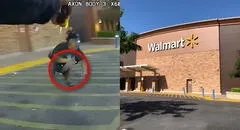 Tiroteo en Walmart en video: cámara corporal capta a mujer con cuchillo intentando agredir a oficiales en Bakersfield, California