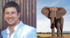 Muere millonario dueño de safari tras ser atacado y pisoteado por un elefante en Sudáfrica