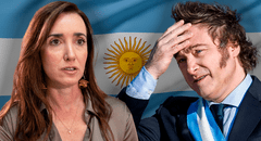 La tensa relación entre Milei y su vicepresidenta Victoria Villaruel se agrava en plena crisis económica argentina