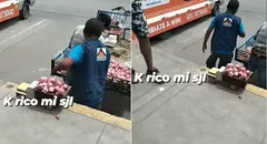 Vendedor en SJL se vuelve viral en TikTok por ofrecer cebollas en un camión de juguete: ''Marketing al natural''