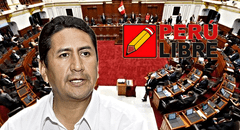Perú Libre usó sede del Congreso para hacer propaganda política a prófugo Vladimir Cerrón