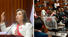 Dina Boluarte modificó su mensaje a la nación para atacar a congresistas: "Traidores a la patria"