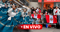 Desfile Militar EN VIVO: comparsas musicales y delegaciones de las Fuerzas Armadas inician la Gran Parada Militar por Fiestas Patrias