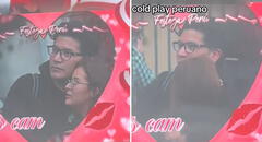 Pareja es captada en kiss cam en el Centro de Lima por Fiestas Patrias y animador no perdona: "¡Uy no, volteó!"