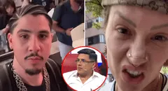 Novio de Leslie Shaw lanza contundente frase luego de que Chechito la expusiera en 'EVDLV': "La cara yo te exploto"