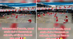 Madre venezolana se conmueve al ver a su hijo bailar festejo en presentación por Fiestas Patrias: "El sueño de volver a Venezuela es solo mío"