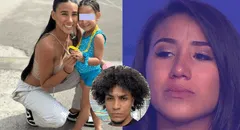 La emotiva despedida de Samahara Lobatón a su hija: se va a Estados Unidos con su padre, Youna