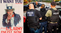 DHS y Trump ofrecen bonos, aumento salarial y más beneficios para que estudiantes y jubilados se unan a ICE contra inmigrantes