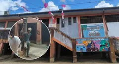 Exalumno roba por cuarta vez su colegio en Iquitos: fue atrapado por vecinos y atado a un poste