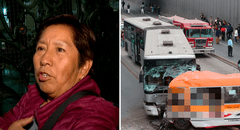 Hermana de chofer del Metropolitano que sobrevivió a choque con bus 'Anconero' revela su estado de salud: "Está estable pero en shock"