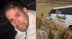 Cantante de Gran Orquesta Internacional se quiebra tras sufrir accidente en el bus: “Estamos vivos gracias a Dios”