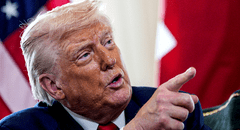 Trump asegura que para "acabar con la crisis humanitaria en Gaza" de manera rápida es necesario que Hamás se rinda