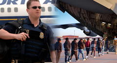 Alguaciles aéreos serían obligados a servir comida y revisar piojos de inmigrantes en vuelos de deportación del ICE, según CNN