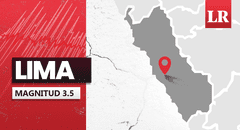 Temblor de magnitud 3,5 se sintió en Lima hoy, según IGP