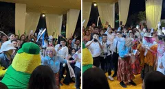 Pareja de La Molina y Ate se casan y hacen parodia del 'Especial del humor' en su 'hora local'