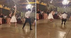 Pareja se casa y hace coreografía de anime 'Mashle' frente a invitados: "Mucho ambiente para la familia"