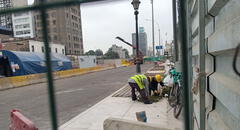 Línea 2 del Metro: antes de la quincena de agosto reabrirán dos carriles del Paseo Colón tras 13 meses de obras
