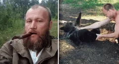 Sergey Grigoriyev, el joven ruso que crió a un oso durante 4 años y terminó siendo devorado por el animal