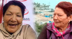 Adulta mayor que se volvió viral tras llevar a su nieto a 'ver' un tsunami agradece su fama en TikTok: “Hasta el próximo maretazo"